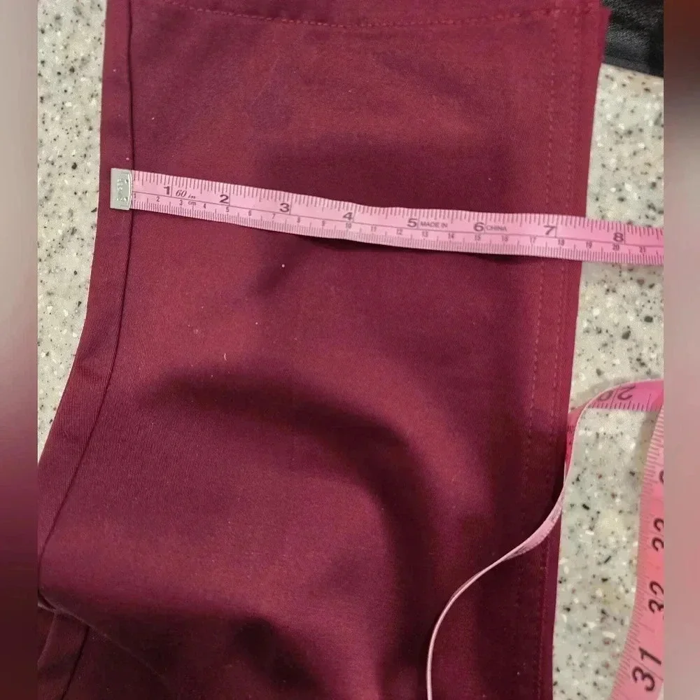 Zara Man Pants Size 34 Purple Cotton Stretch Made In Turkey Capris YGI N2-301 - Picture 12 of 12